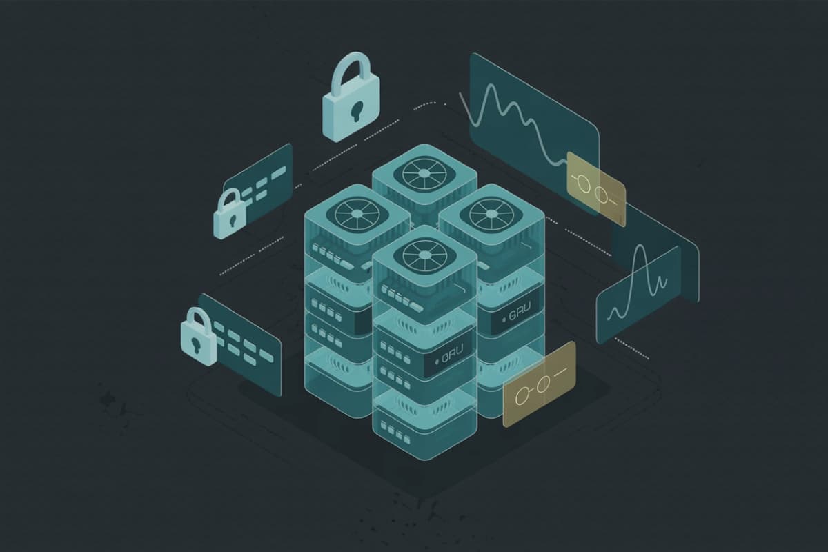 Technology infrastructure illustration